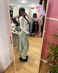 👖 Pantaloni Wide Leg Relaxed – Lavaggio Chiaro