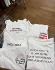 T-shirt Donna con Frasi Ironiche – Maglia a Maniche Corte in Cotone